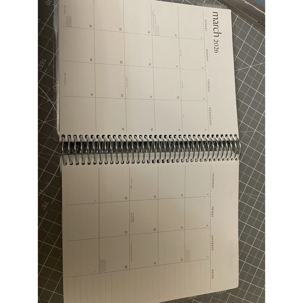 Erin Condren 2026 Horizontal Planner Starting In March - Dec  (Read & See Pics)